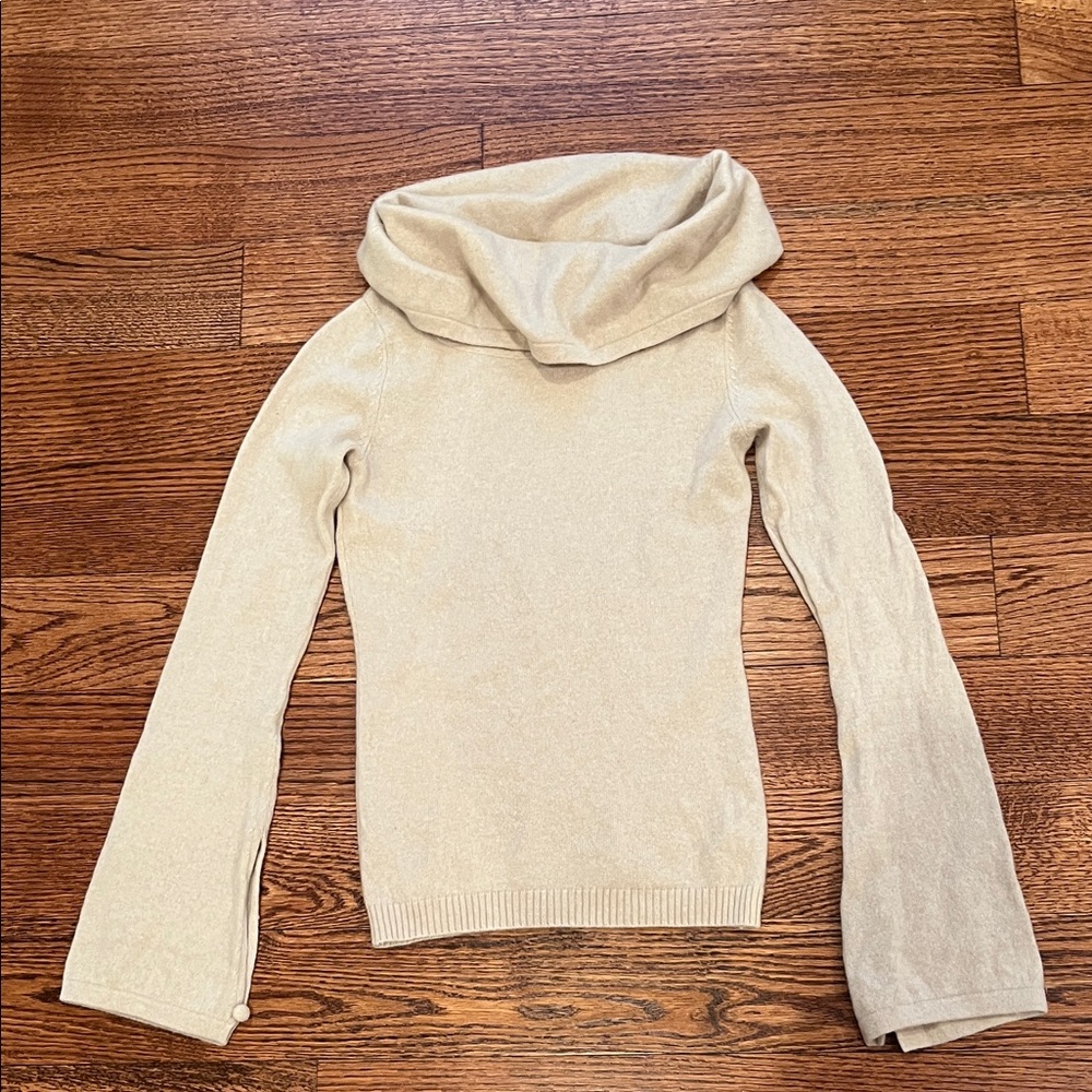 Aqua Cream Women Turtleneck cashmere Sweater